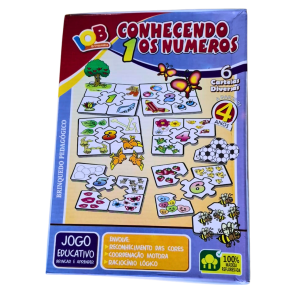 JOGO CONHECENDO OS NUMEROS EM MADEIRA - C163