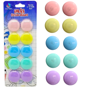 IMÃ DECORATIVO C/10 PÇS - HE66329