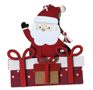 NT - ENFEITE DE MADEIRA NOEL - NTA01071