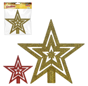 NT - PONTEIRA ESTRELA C/GLITTER - IZ1557