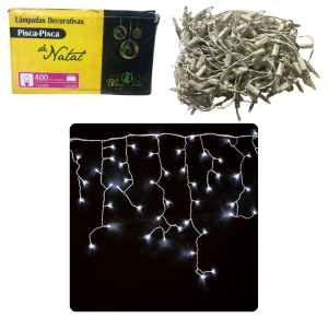 NT - CASCATA 400 LAMPADAS C/5,3M BRANCA 110V - NTL4400127V