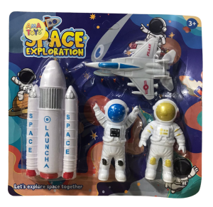BONECO ASTRONAUTA C/AVIÃO E ESPAÇONAVE - TS90166