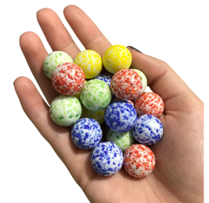 BOLINHA DE GUDE COLORIDA C/50 PÇS - AX20691-A