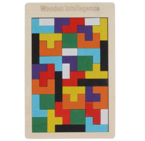 QUEBRA CABEÇA TETRIS EM MADEIRA - GK3449