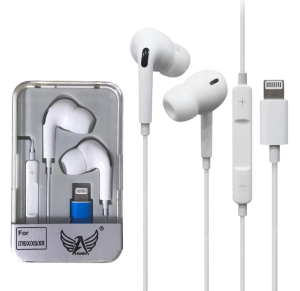 FONE DE OUVIDO P/IOS C/MICROFONE SILICONE - A-708