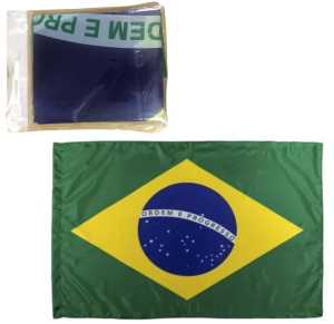 BRASIL BANDEIRA POLIESTER 90 X140CM - AX19071-A