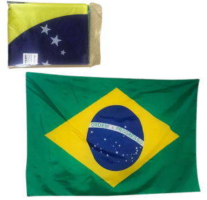 BRASIL BANDEIRA POLIESTER 150X300CM - AX20882-A