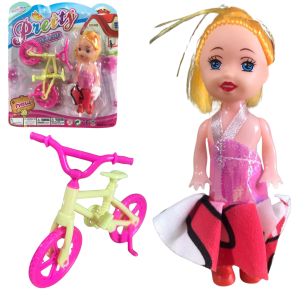 BONECA COM BICICLETA - ASH15.4885