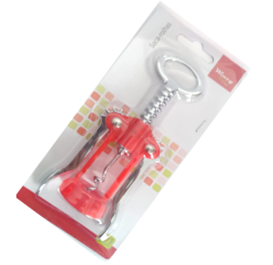 SACA ROLHA PLASTICO/INOX - CLA0327