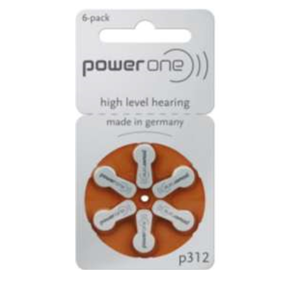 BATERIA P/AP.AUDITIVO P312 CARTELA C/6 UNID