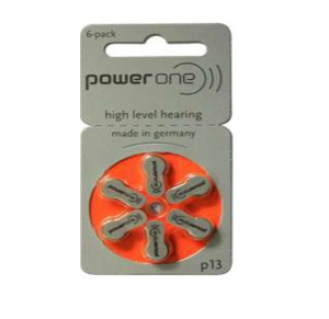 BATERIA P/AP.AUDITIVO P13 CARTELA C/6 UNID