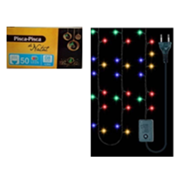 NT - PISCA 100 LEDS COLORIDO 127V - NTL2100C127V