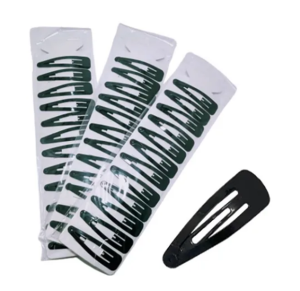 PRESILHA TIC TAC PRETO 4CM C/12PCS - LP 4358