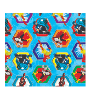 SACO METALIZADO 30X44CM C/50 UNID HEROIS - VP 89