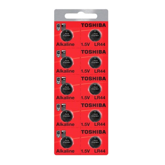 BATERIA LR44/A76 TOSHIBA C/10 UNID