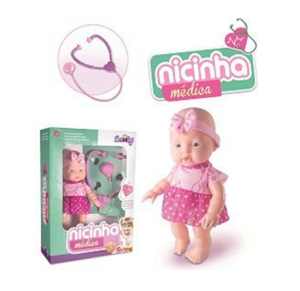 BONECA NICINHA MEDICA 34X24,5CM - 1102