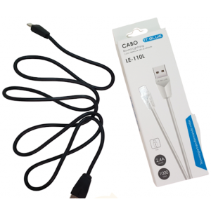 CABO PARA CELULAR LIGTHING/IOS COM 1 M - LE-110P