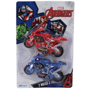 MOTO FRICÇÃO AVENGERS 2 PÇS - YD-433