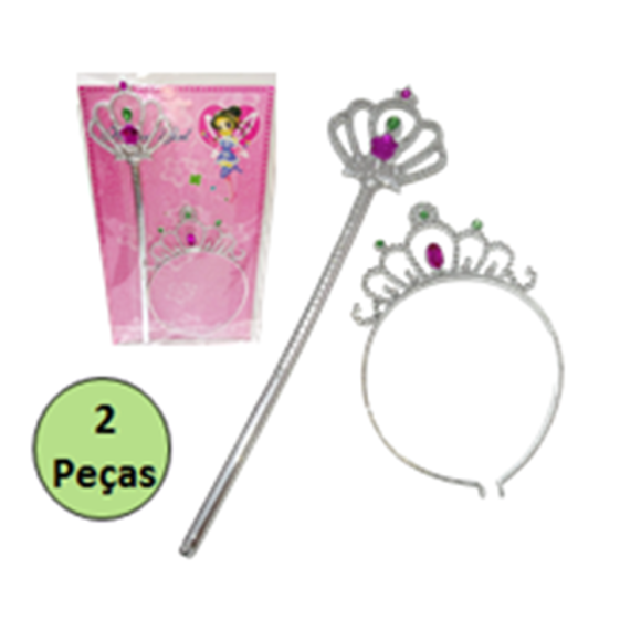 KIT PRINCESA TIARA/VARINHA - C2092
