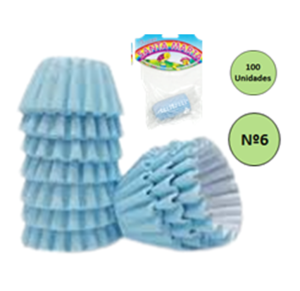 FORMA DE BRIGADEIRO AZ CLARO Nº 6 C/100 UNID