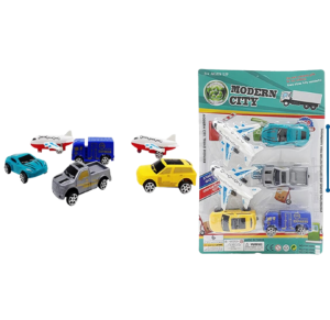 KIT CARRINHO E AVIÃO C/6 PÇS - 18254