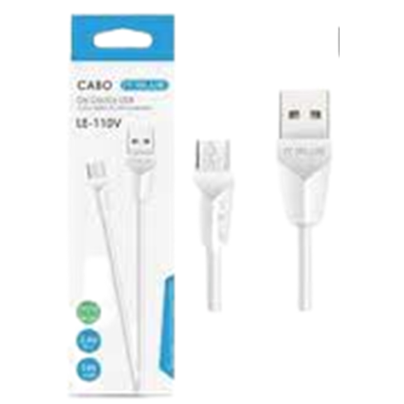 CABO PARA CELULAR V8 2.4A COM 1 M - LE-110V