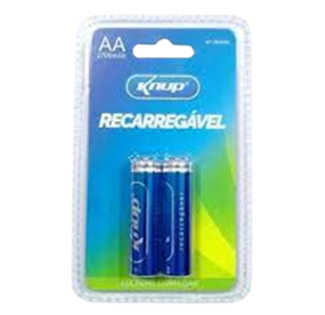 PILHA RECARREGAVEL AA 2800MAH C/2 UNID