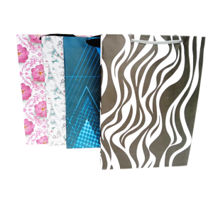 SACOLA DE PRESENTE 28X20X7CM SORTIDA - REF 4507