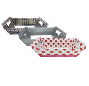 CESTO PAPEL 21,5X14X9CM SORTIDO - REF 4517