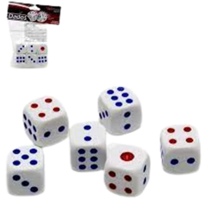 DADOS COM 6 PÇS 9MM - WX4500