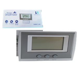 RELOGIO DIGITAL DESPERTADOR 12X5,5CM - NS-1493