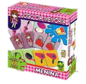 JOGO DA MEMORIA MENINA EM MADEIRA - C204