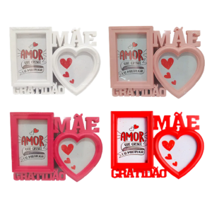 PORTA RETRATO PL DUPLO 10X15 MÃE - 13852