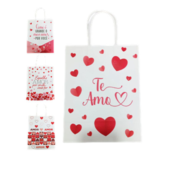 SACOLA DE PRESENTE 27X21X11CM - 9255