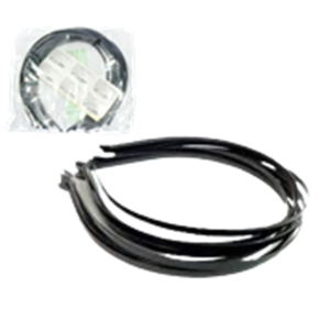 TIARA PLASTICO PT 4MM C/12 - LP 4636