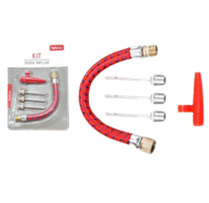 KIT PARA INFLAR BOLA, BOIA, COLCHÃO C/5 PCS - WX4495