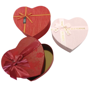 CAIXA DE PRESENTE CORAÇÃO 22X20X9CM - SORTIDA