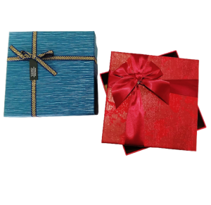 CAIXA DE PRESENTE QUADRADA 19X19X9CM - LX12-113A