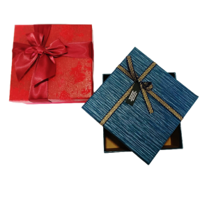 CAIXA DE PRESENTE QUADRADA 17X17X8,5CM - LX12-113B