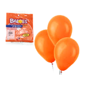 BALÃO 6.5 C/20 UNID LARANJA
