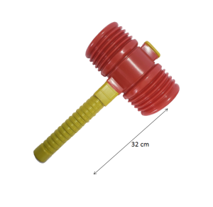 MARTELO POLEGAR VERMELHO 32X19CM - 163