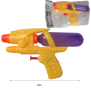 PISTOLA DE AGUA 16,5X11CM - ASH-15.4713