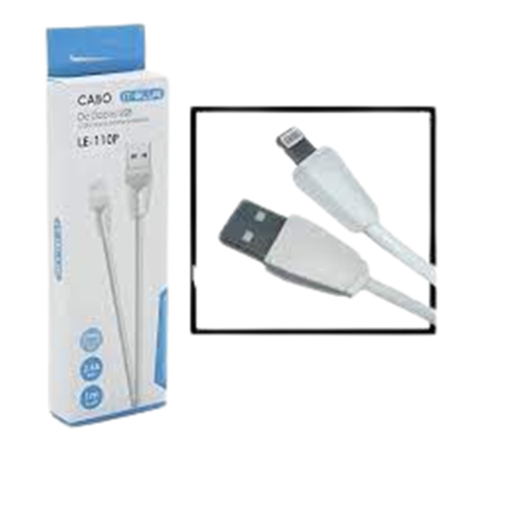 CABO PARA CELULAR LIGTHING/IOS COM 1 M - LE-110P