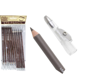 LAPIS DE OLHO MARROM C/APONTADOR C/12 PÇS - MF-7717