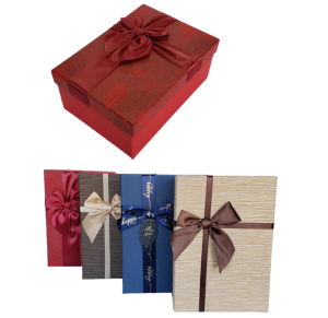 CAIXA DE PRESENTE RETANGULAR 17,5x12,5x6,5CM - LX13-167C