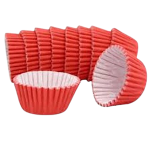 FORMA P/BRIGADEIRO VERMELHO GD Nº 1 C/100 UNID