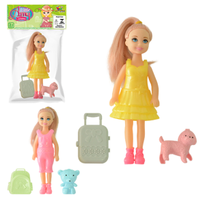 BONECA LITTLE AMY VIAGEM C/3 PÇS - ZB900