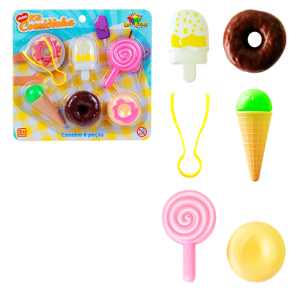 KIT COMIDINHA DOCES C/6 PÇS - ZB1243