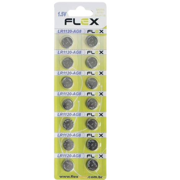 BATERIA LR1120 FLEX CARTELA C/14 UNID