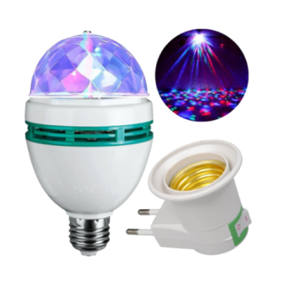 LAMPADA LED GIRATORIA COLOR BIVOLT - 14014